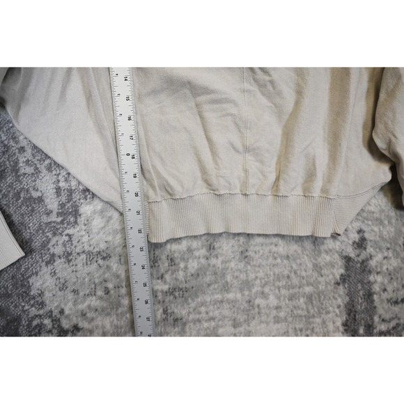 All Saints Gray Knit Cowl Snap Back Drape Sweater Size US 8 UK 12 - Picture 6 of 9